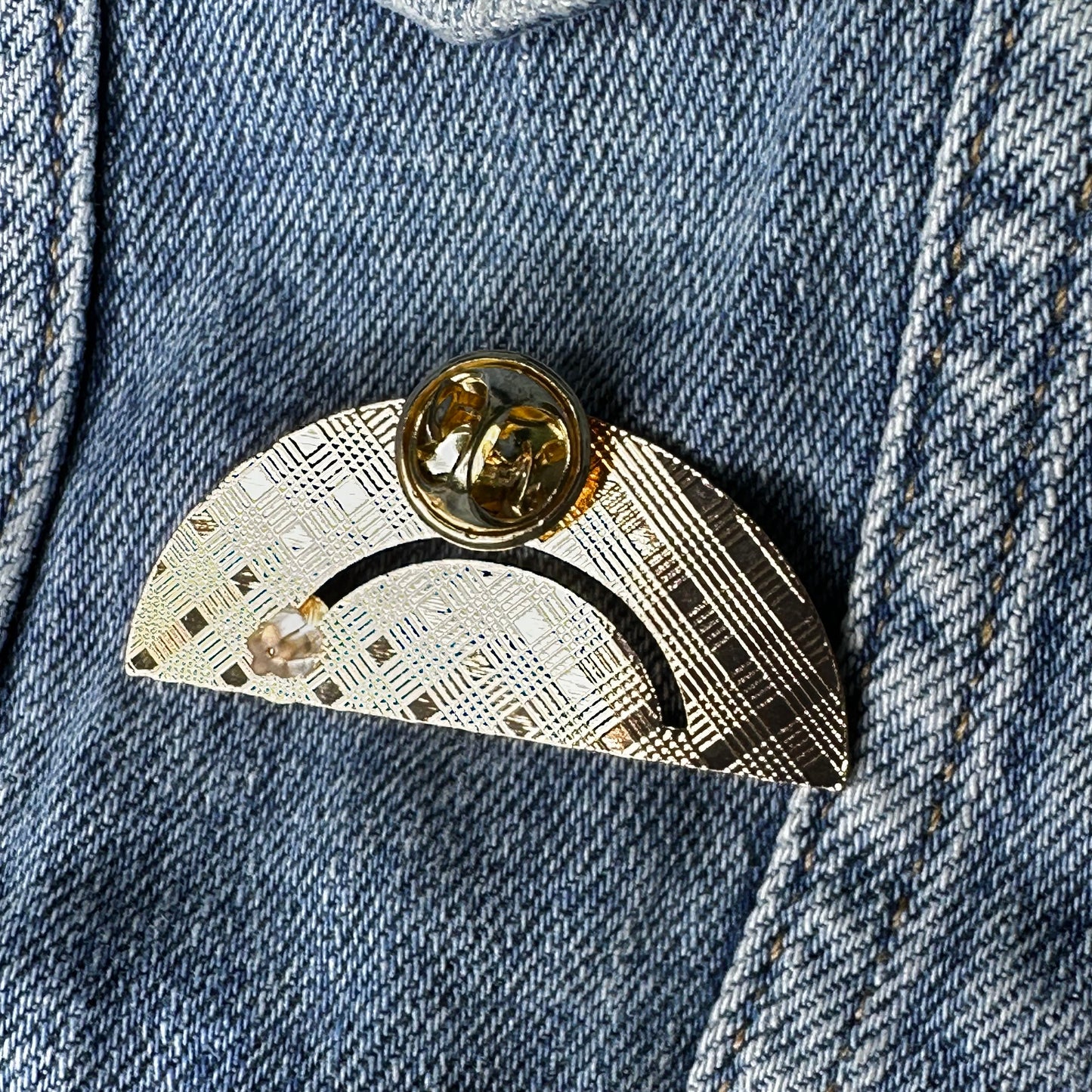 Pin Semicirculo Bateria Social