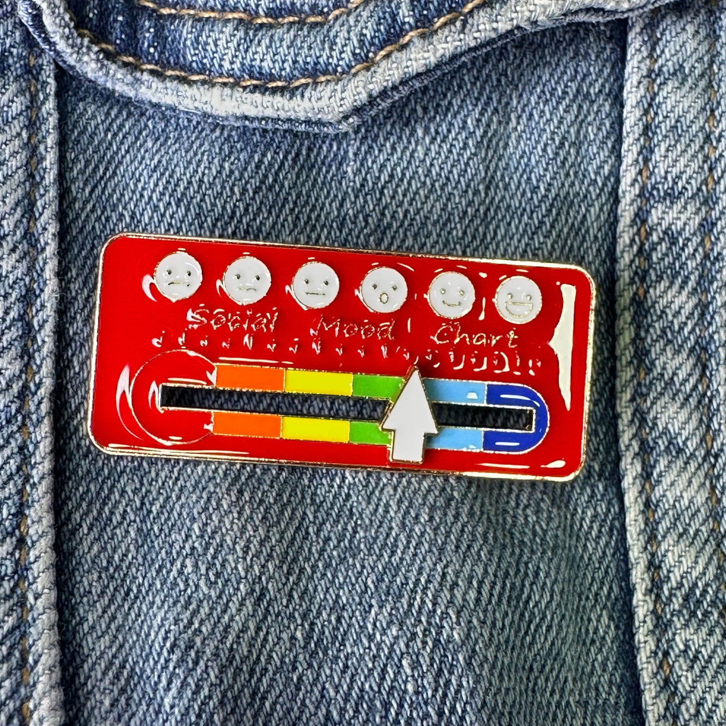 Broche Bateria Social