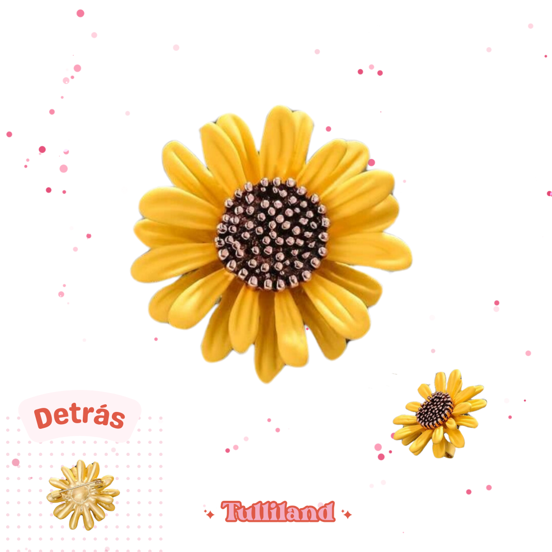Broche o Pins de Girasoles